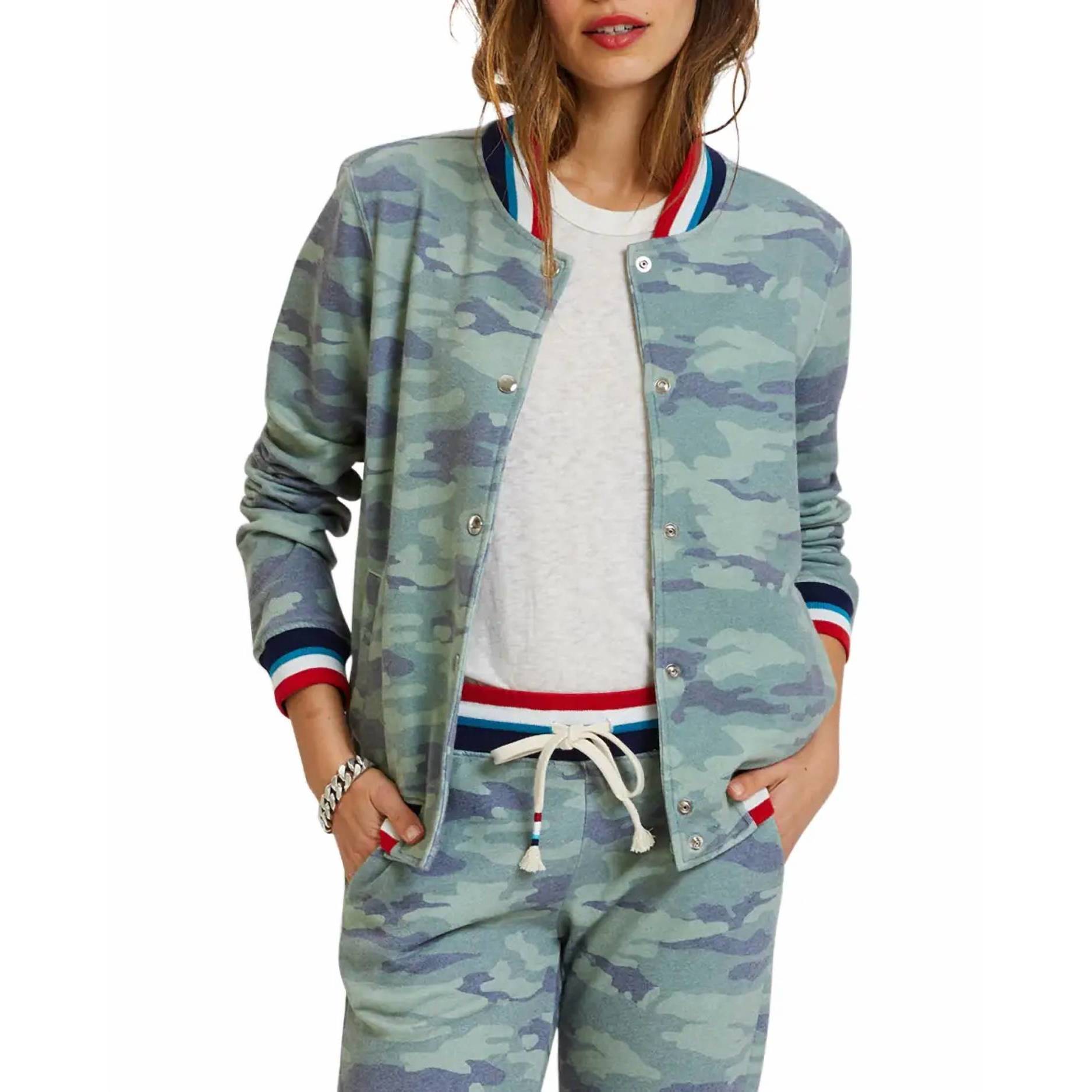 New Sol Angeles Camo Bomber In Camouflage